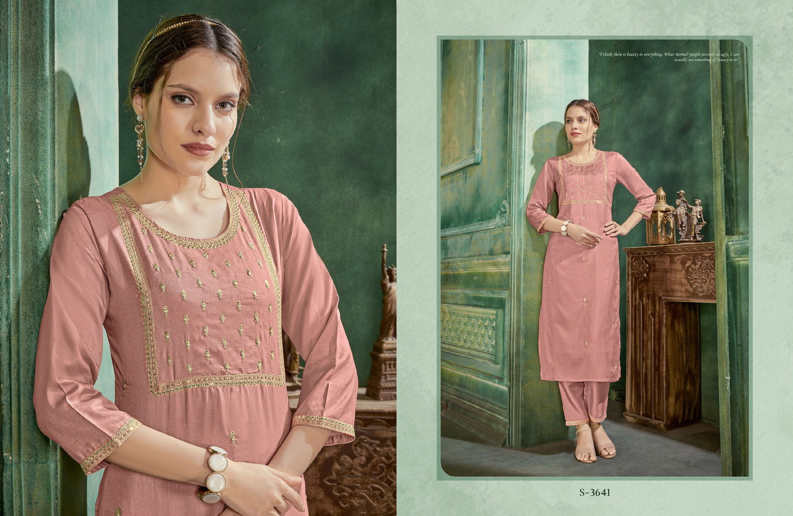 Sbs Sitara 3641 To 3644 Kurti With Bottom Catalog
